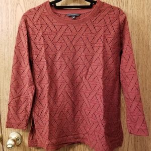Banana Republic geometric design long sleeve top